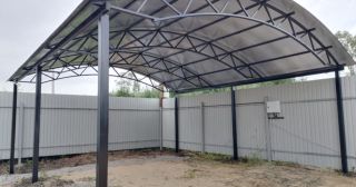 Арочные навесы из металлопрофиля Мурманск, цена от 3482 руб.
