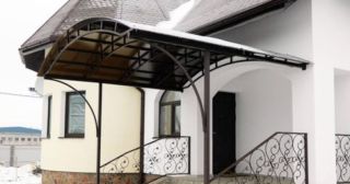 Навесы из металла над крыльцом Мурманск, цена от 1923 руб.