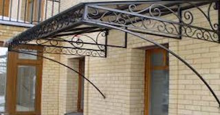Кованные навесы к дому в Мурманске по доступной цене | НавесыМрм от 2079 рублей
